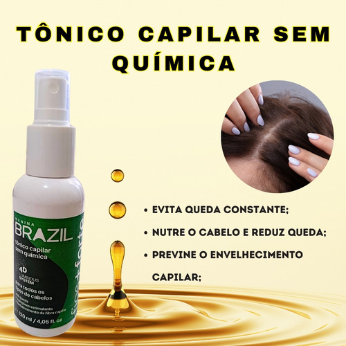 Tônico Poderoso Capilar Antiqueda E Crescimento 120 Ml