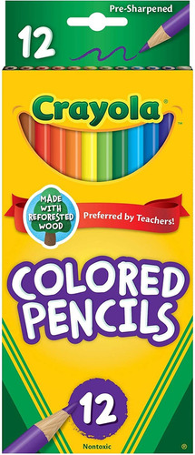 Estuche de lápices Crayola Color con 12 colores escolares