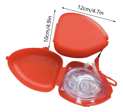 2 Mascarillas De Bolsillo Rcp Pocket Mask Primeros Auxilios