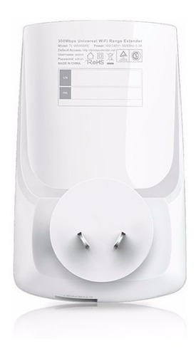 Imagen 2 de 3 de Extensor De Señal Wifi Tp-link Repetidor Rango Tl-wa850re