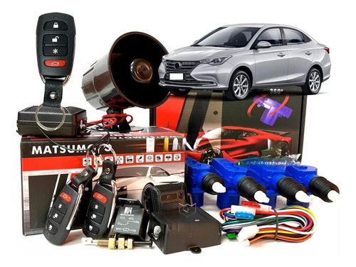 Kit Full Alarma Código Variable + Cierre Centralizado Mtm