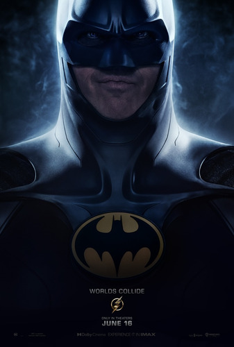Póster The Flash Batman 1989 Michael Keaton Multiverse Dceu