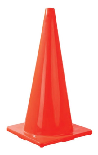 Cono Vial Señalización Vehicular Pvc 45cm Naranja Alyger