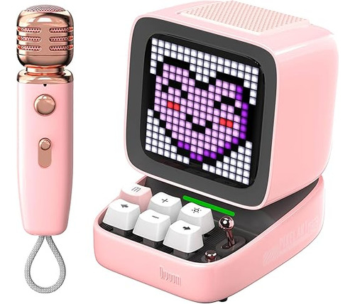 Divoom Ditoomic - Micrófono Con Altavoz Bluetooth, Función K