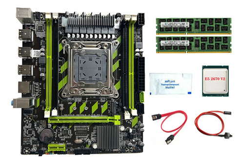 Placa Madre X79g Lga2011, 4 Ranuras Ddr3, M.2, Pci-e, X16, U