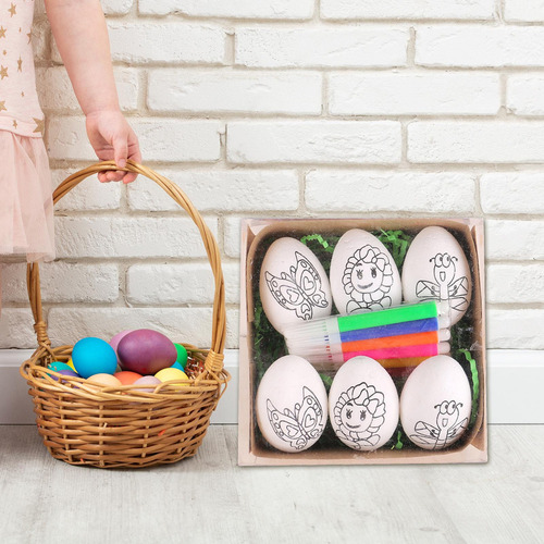 Cbq Huevos De Pascua Diy Pintura Artesanía Huevos Rellenos