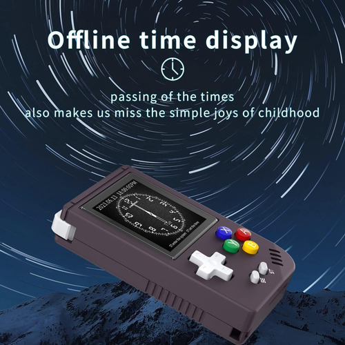 Rg Nano - Consola De Juegos De Mano Retro, Reloj De Soporte