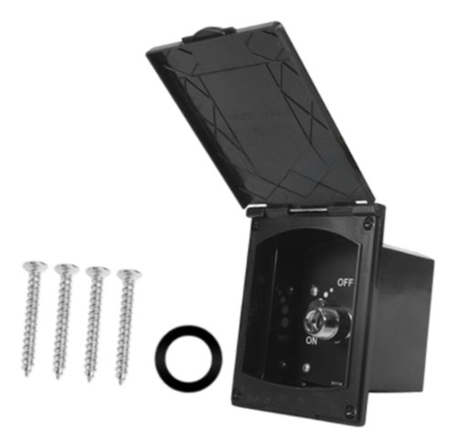 Generic Rv Kit De De Ducha Exterior, Válvula De Agua Negro