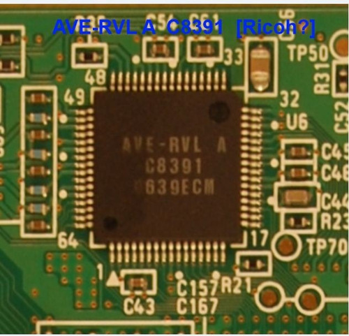 Chip Decodificador Audio Video Ave-rlv C8391 Nintendo Wii