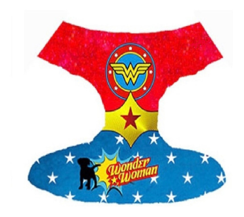 Collares Para Perros O Gatos Con Pañuelo Bandana Ajustables Color Estampado Xl-mujer Maravilla