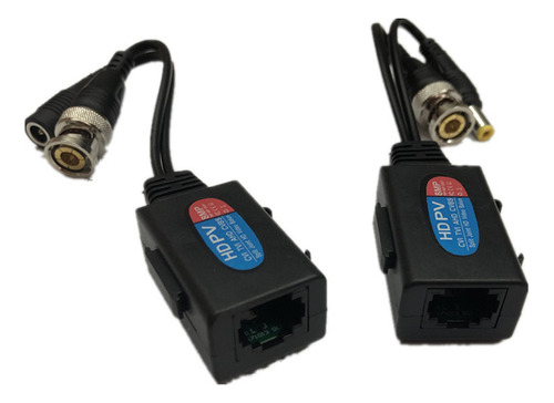 1par Transceptor Pasivo Video Balun Transmisor De Vídeo