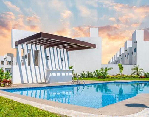 Puerta Paraíso Casa En Clouster En Venta Con Alberca Y Palapa