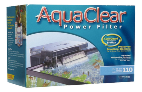 Filtro Cascada Aquaclear 110 C/ Materiales Acuarios 227-416l