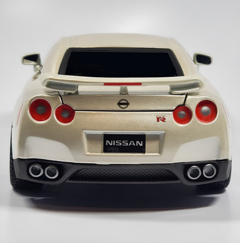 Única! 1/24 Coupe Blanca Pearl Naccar Nissan Gt-r Maisto White Perlado