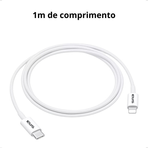Cabo Carregador Turbo Compatível iPhone 8 X Xr 11 12 13 14