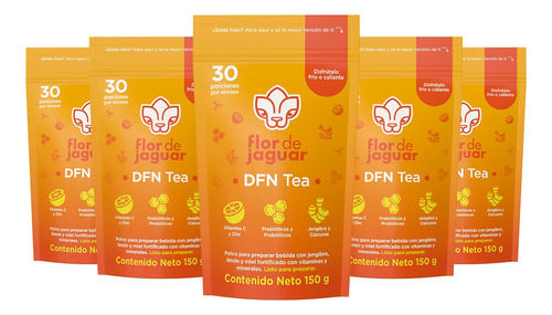 Flor De Jaguar | Pack 5 Dfn Tea Flor De Jaguar, Té En Polvo