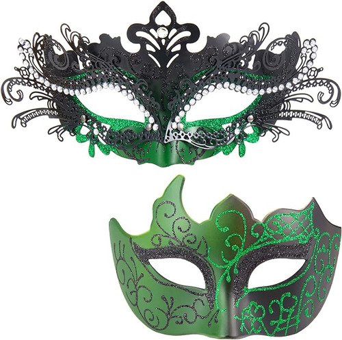 Mascaras Mascaras Para Parejas Veneciana Filigrana Metal Bri