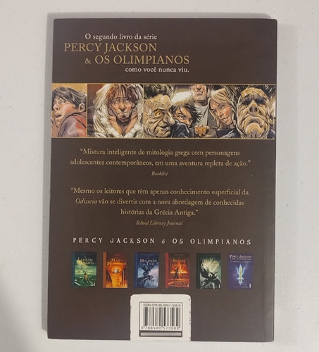 Hq Percy Jackson & O Mar De Monstros - Rick Riordan - (Usado)