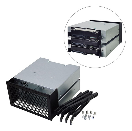 Estante Para Caja De Disco Duro De 3,5 Pulgadas Con 3
