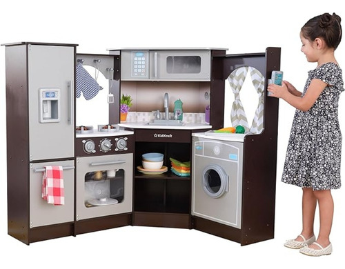 Kidkraft Ultimate - Cocina De Esquina Con Luces Y Sonidos