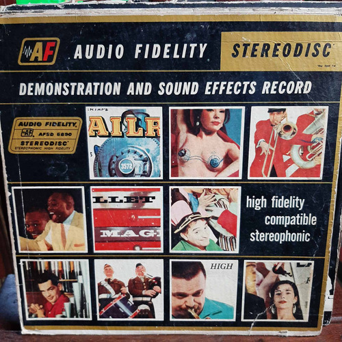 Vinilo Demonstration And Sound Effects Record D2