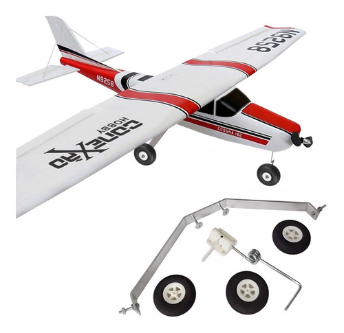 Aeromodelo Cessna 182 120cm Kit Isopor P3 + Trem De Pouso
