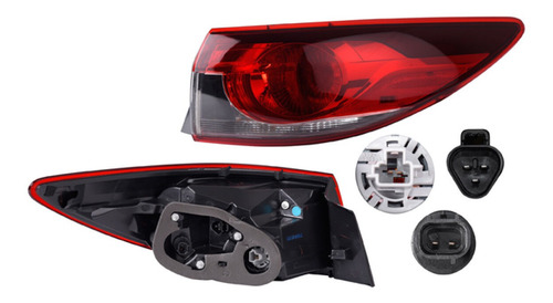 Calavera Ext Izq O Der C/leds Mazda 6 14 Al 17 Depo