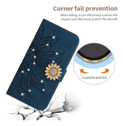 Funda Para Honor X7b Pu Funda Abatible De Cuero Tpu A De