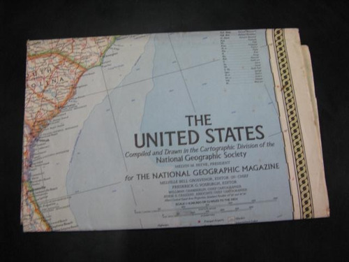 Mercurio Peruano: Mapa Nat Geographic U. S. A 2-1968 F4 L175