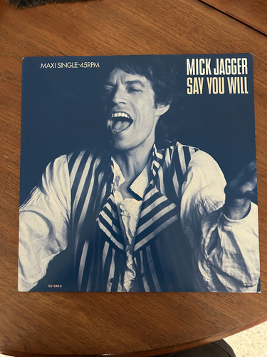 Say You Will. Mick Jagger 12 Maxi. Nm. 10 Puntos Remix (Usado)