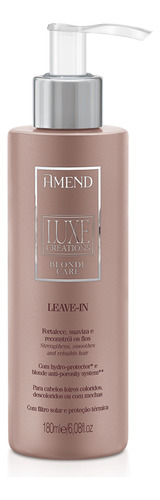 Leave In Amend Luxe Creations Blonde Care 180ml