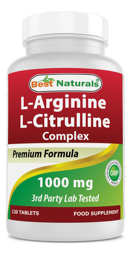 Best Naturals Complejo Arginina Citrulina 1000 Mg 120 Compri