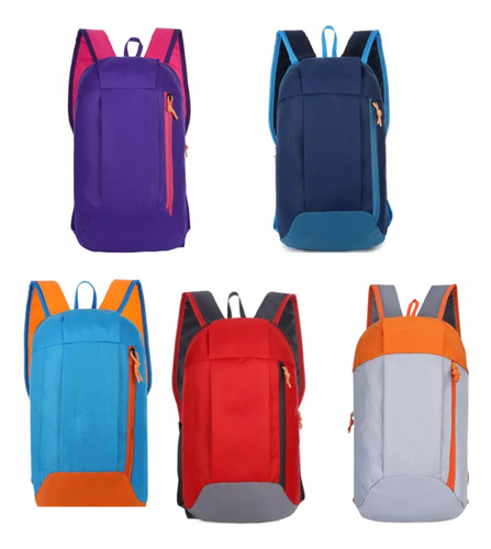 Mochila Deportiva Running Ciclismo Liviana Impermeable Diseño De La Tela Violeta