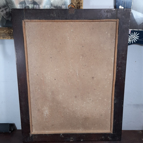 Imagem 7 de 7 de Santa Luzia Quadro Gravura Antigo Anos 60