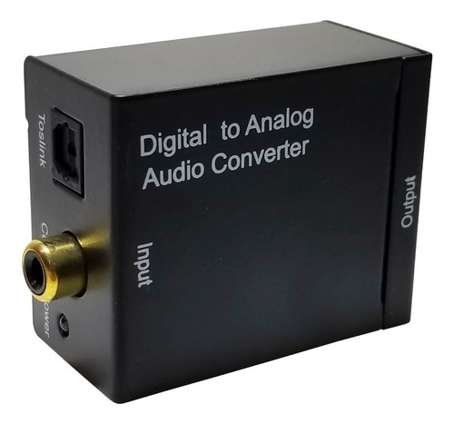 Convertidor Audio Digital Toslink / Coaxial A Analogo Rca