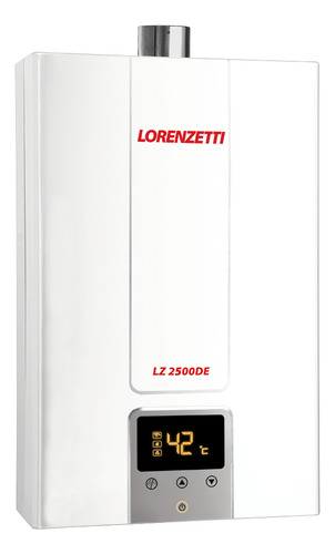 Aquecedor De Água Lz 2500de Gn Branco Lorenzetti 110V/220V