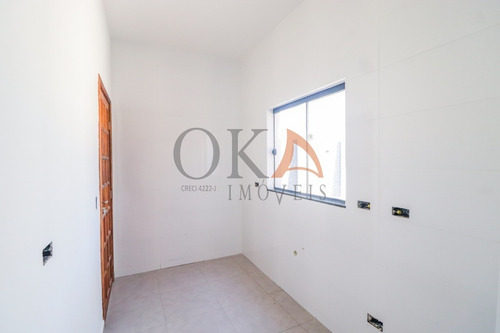 Casa Em Alvenaria 67,5m², 02 Dormitórios, 01 Suíte, Na Fazenda Rio Grande É Na Oka Imóveis! - 2918 - 69284505