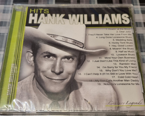 Hank Williams - Hits - Cd Importado Nuevo #cdspaternal 