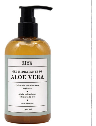 Gel Dérmico Hidratante Aloe Vera 250ml - Del Alba