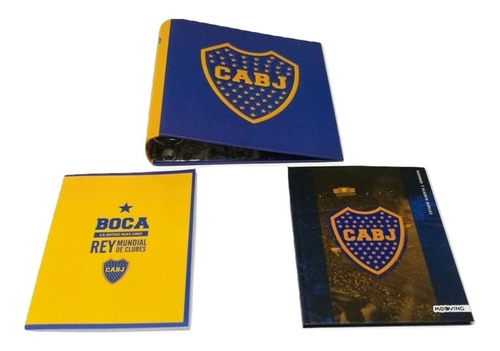 Merchandising Oficial De Boca Juniors Set Escolar