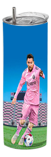 Termo Skinny Café 20 Oz - Lionel Messi Miami #45