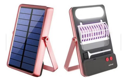 Lámpara Solar Mata Mosquitos Cargador Emergencia Lau