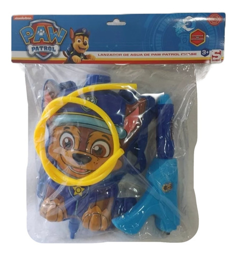 Pistola Lanzadora De Agua Chase Paw Patrol Tipo Mochila Nva