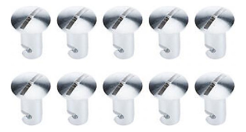 Allstar Performance Oval Hd Fasteners 5/16 .500in 10pk A Ccm