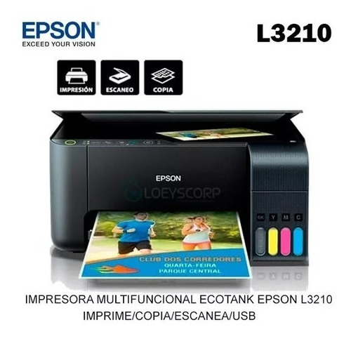 Impresora Epson Ecotank L-3210 Tinta Continua Nueva