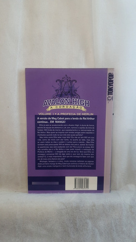 Mangá Avalon High A Coroação 1 - A Profecia De Merlin - Editora Galera Record