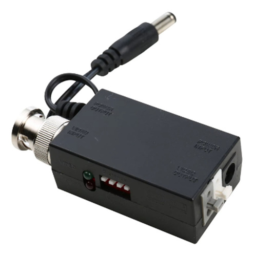 Transmisor De Vídeo Utp Activo Dc12v 1 Canal Balun Bnc Video