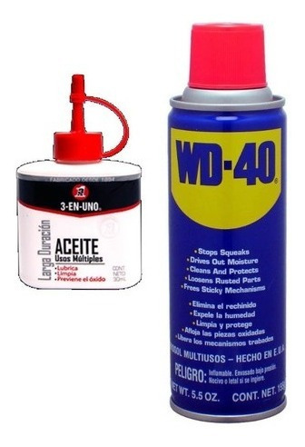 Imagen 4 de 4 de Combo 3 Productos Wd-40 Y Aceite 3 En 1