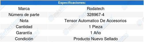 Tensor Accesorios Hummer H1 6.5l V8 02 A 04 Rodatech 5658773