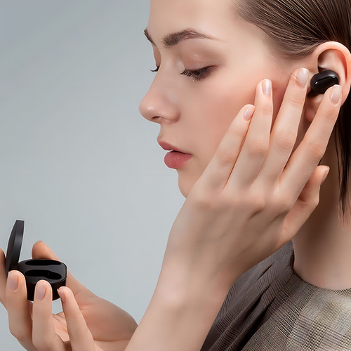 Fone De Ouvido Bluetooth Xiaomi Redmi Airdots Cor Preto Preto